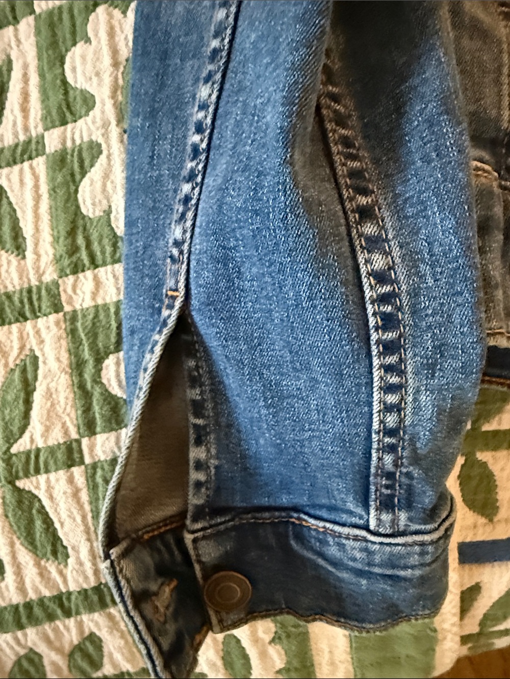 LC Lauren Conrad Medium Blue Denim Jean Jacket - Picture 14 of 15